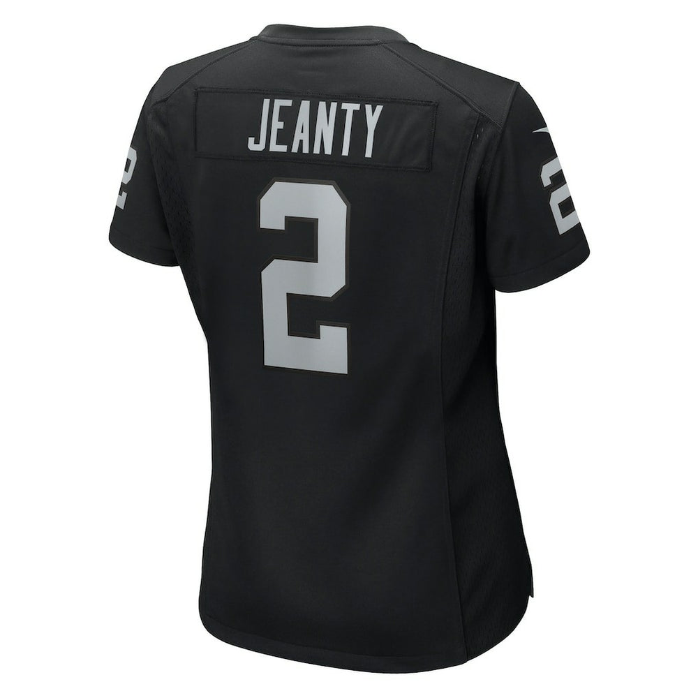 Ashton Jeanty Las Vegas Raiders Women's 2025 NFL Draft First Round Pick Team Game Jersey Black | Nike for Sale