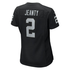 Ashton Jeanty Las Vegas Raiders Women's 2025 NFL Draft First Round Pick Team Game Jersey Black | Nike for Sale