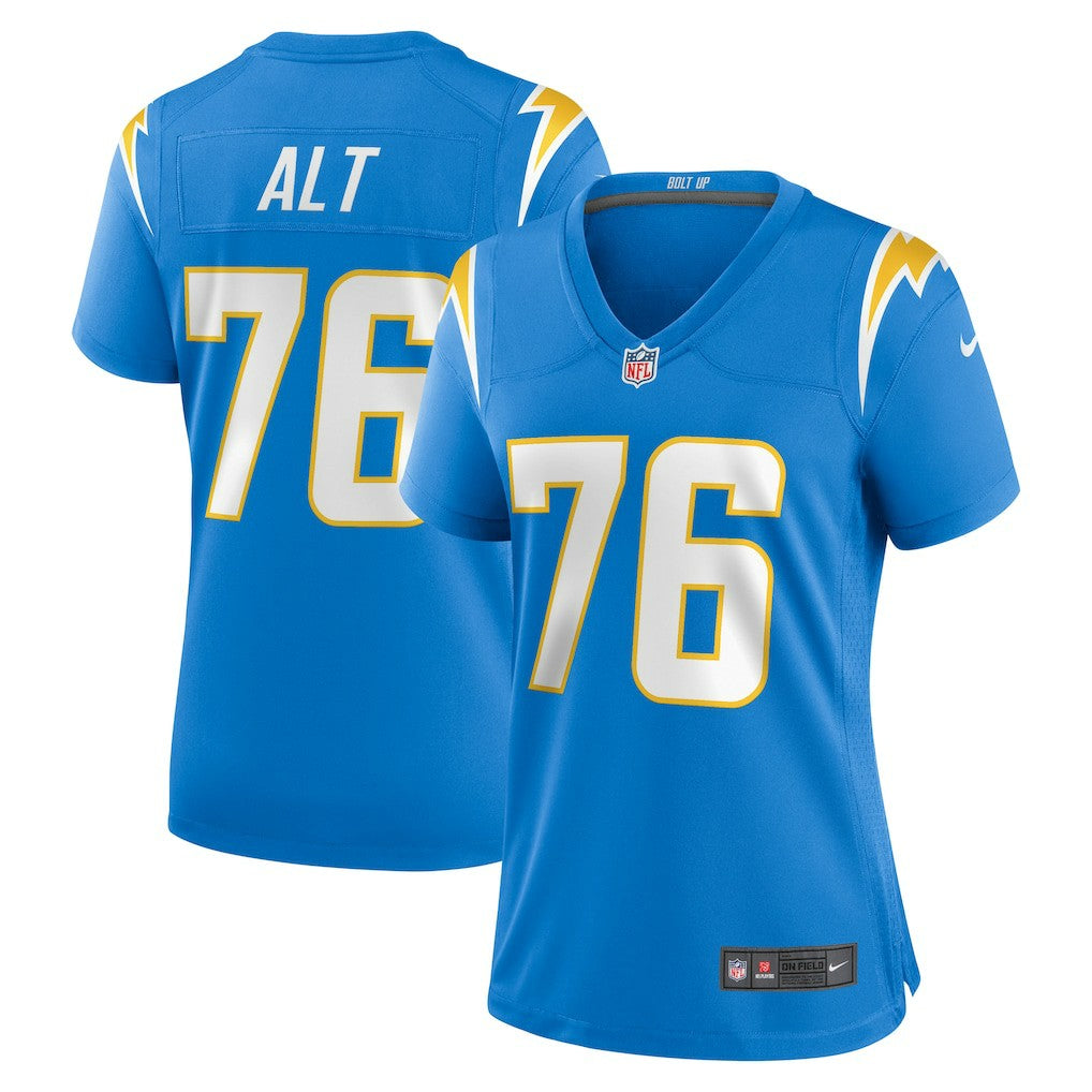 Joe Alt Los Angeles Chargers Women's 2024 NFL Draft First Round Pick Player Game Jersey Powder Blue | Nike for Sale