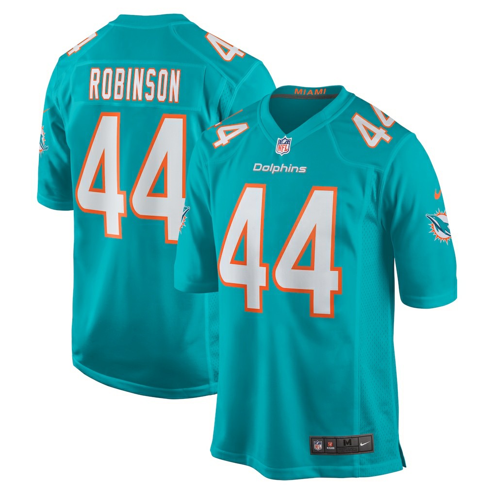 Chop Robinson Miami Dolphins Player Game Jersey Aqua | Nike for Sale
