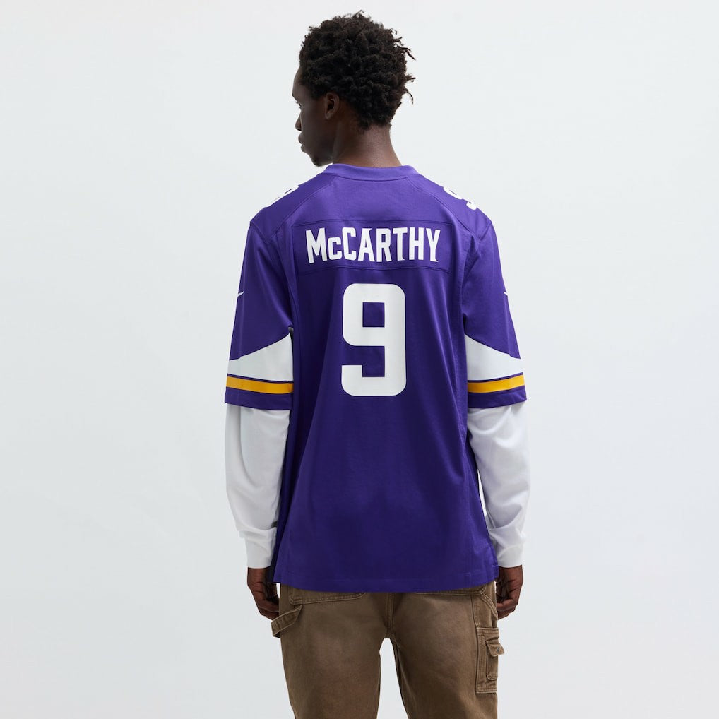 J.J. McCarthy Minnesota Vikings Player Game Jersey Purple | Nike for Sale