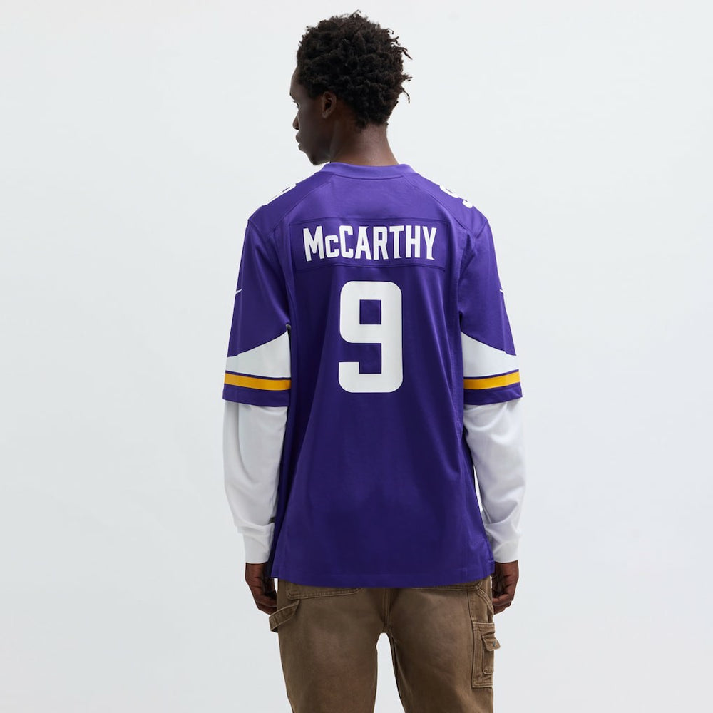 J.J. McCarthy Minnesota Vikings Player Game Jersey Purple | Nike for Sale