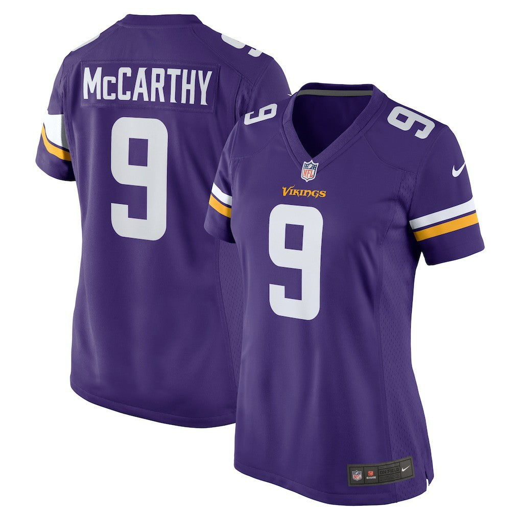 J.J. McCarthy Minnesota Vikings Women's Player Game Jersey Purple | Nike for Sale