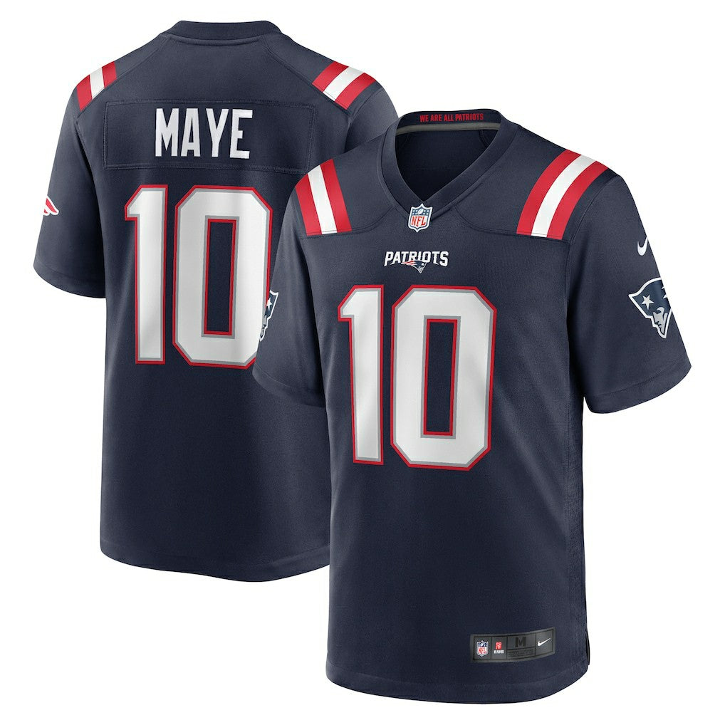 Drake Maye New England Patriots Player Game Jersey Navy | Nike for Sale