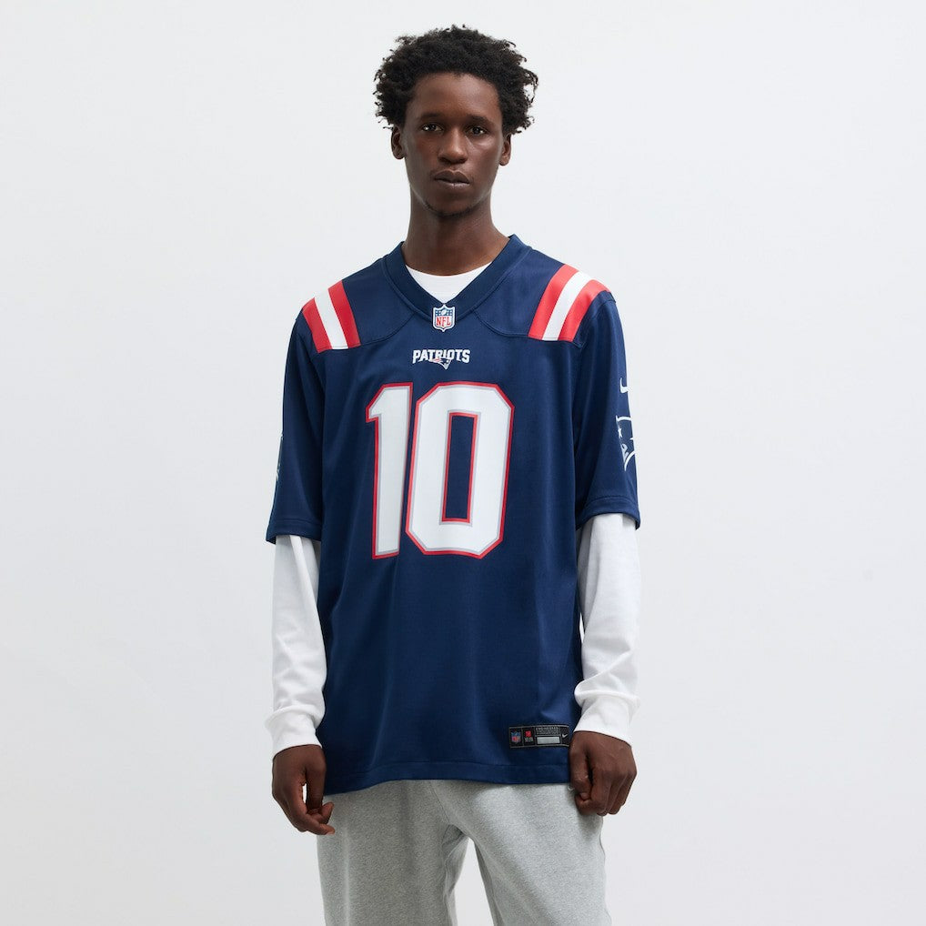 Drake Maye New England Patriots Player Game Jersey Navy | Nike for Sale