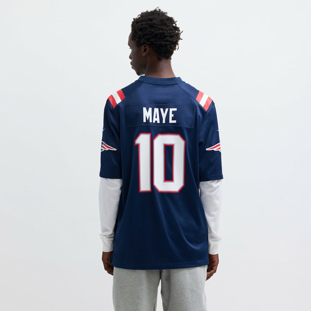 Drake Maye New England Patriots Player Game Jersey Navy | Nike for Sale