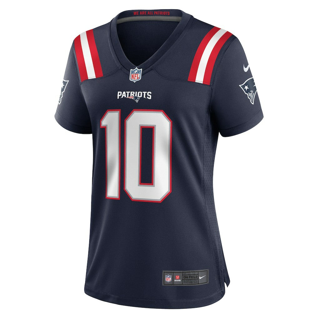 Drake Maye New England Patriots Women's Player Game Jersey Navy | Nike for Sale