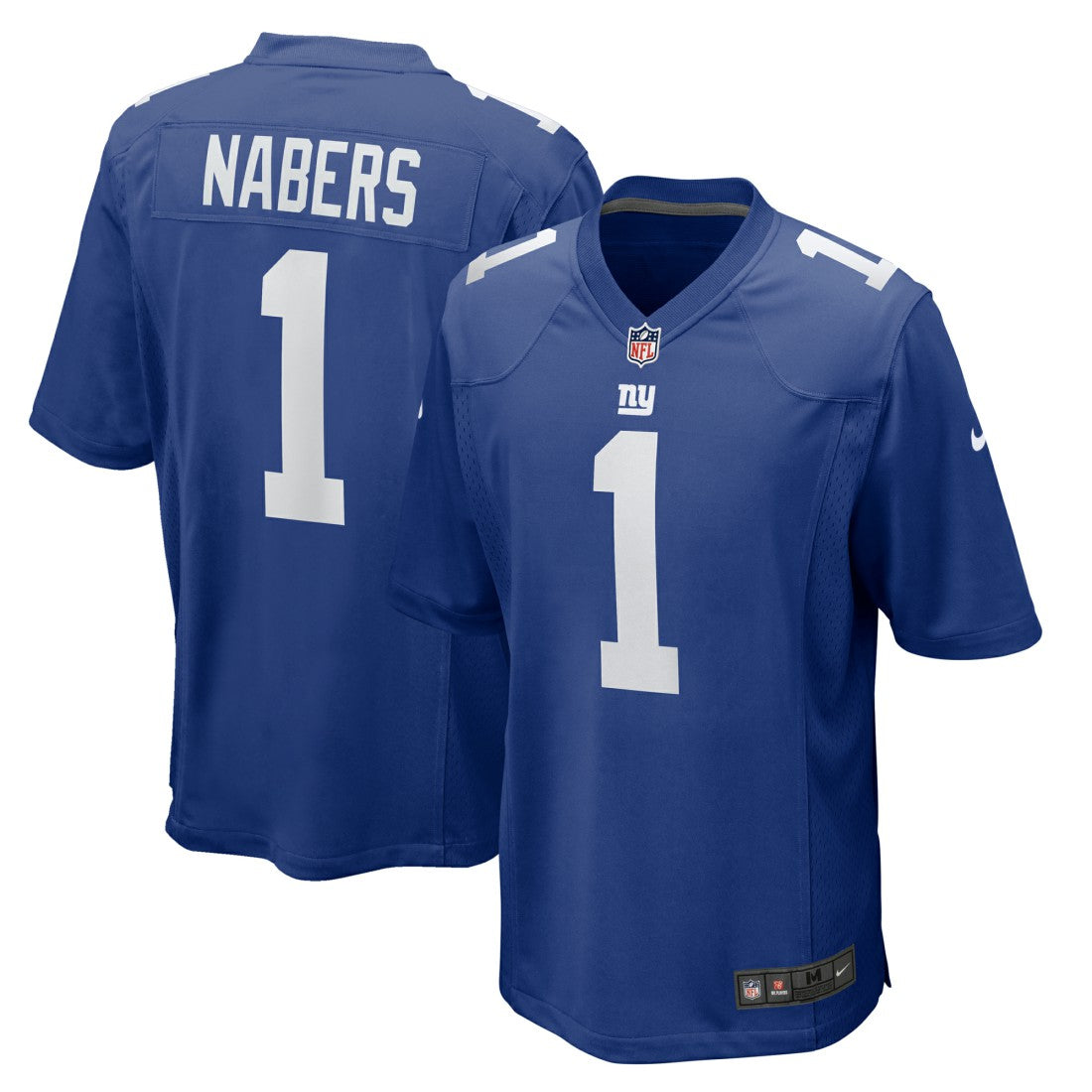 Malik Nabers New York Giants Player Game Jersey Royal | Nike for Sale