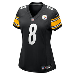Aaron Rodgers Pittsburgh Steelers Women's Game Jersey Black | Nike for Sale