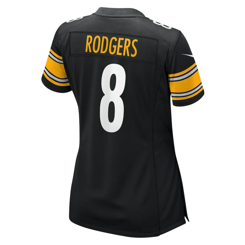 Aaron Rodgers Pittsburgh Steelers Women's Game Jersey Black | Nike for Sale