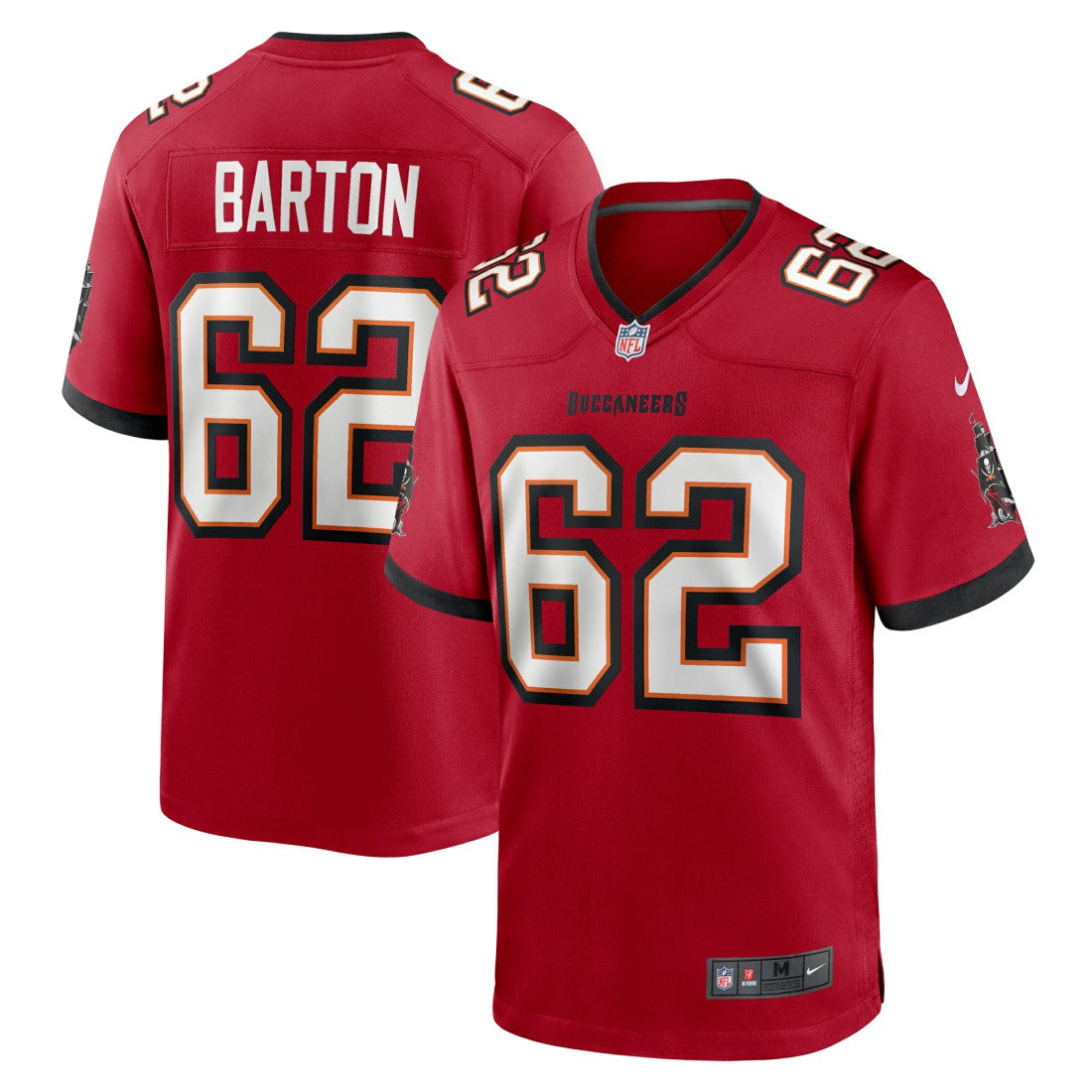 Graham Barton Tampa Bay Buccaneers Player Game Jersey Red | Nike for Sale