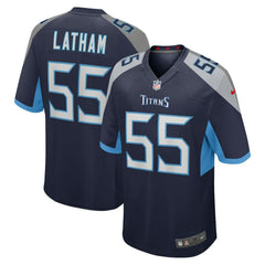 JC Latham Tennessee Titans Player Game Jersey Navy | Nike for Sale