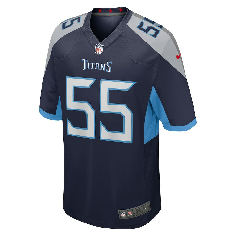 JC Latham Tennessee Titans Player Game Jersey Navy | Nike for Sale