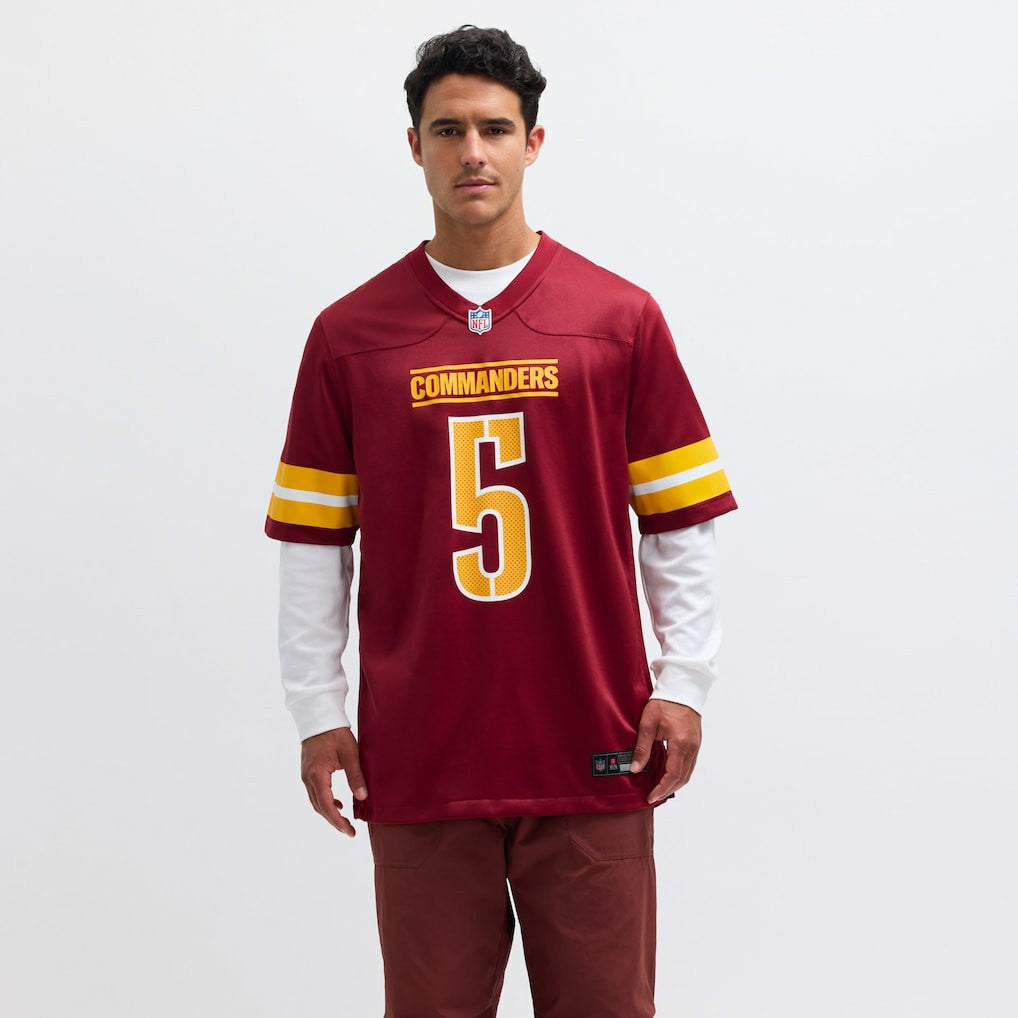 Jayden Daniels Washington Commanders Player Game Jersey Burgundy | Nike for Sale