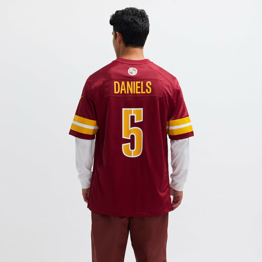 Jayden Daniels Washington Commanders Player Game Jersey Burgundy | Nike for Sale