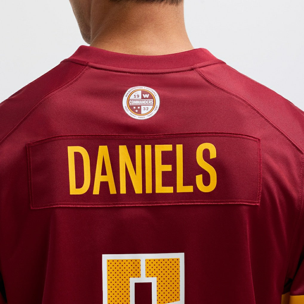 Jayden Daniels Washington Commanders Player Game Jersey Burgundy | Nike for Sale