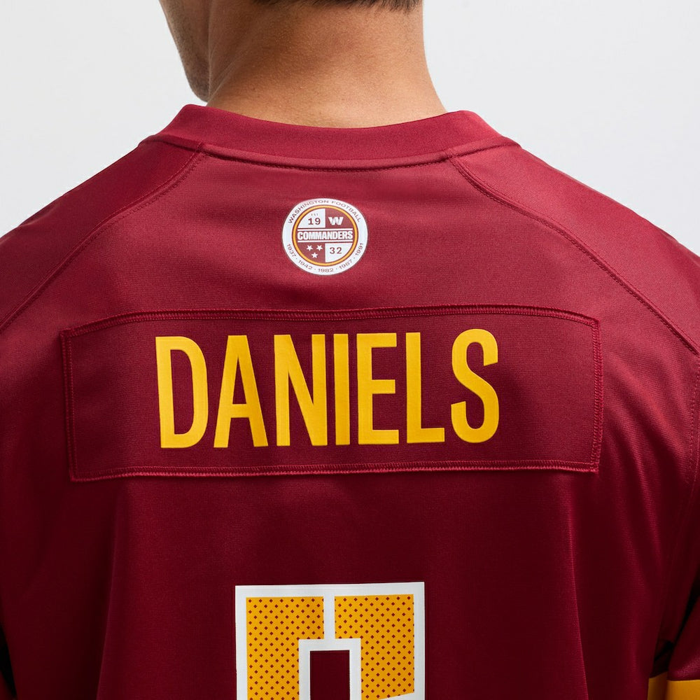Jayden Daniels Washington Commanders Player Game Jersey Burgundy | Nike for Sale