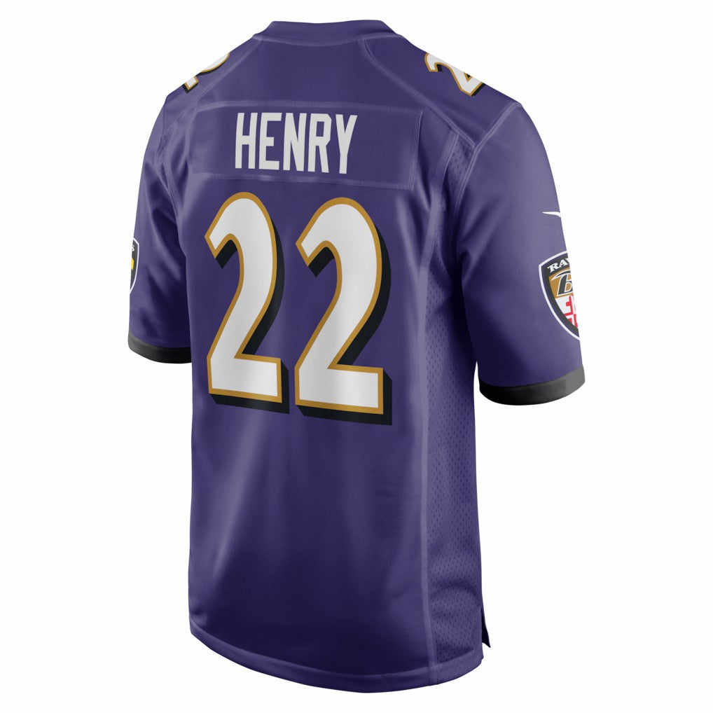 Derrick Henry Baltimore Ravens Game Player Jersey Purple | Nike for Sale