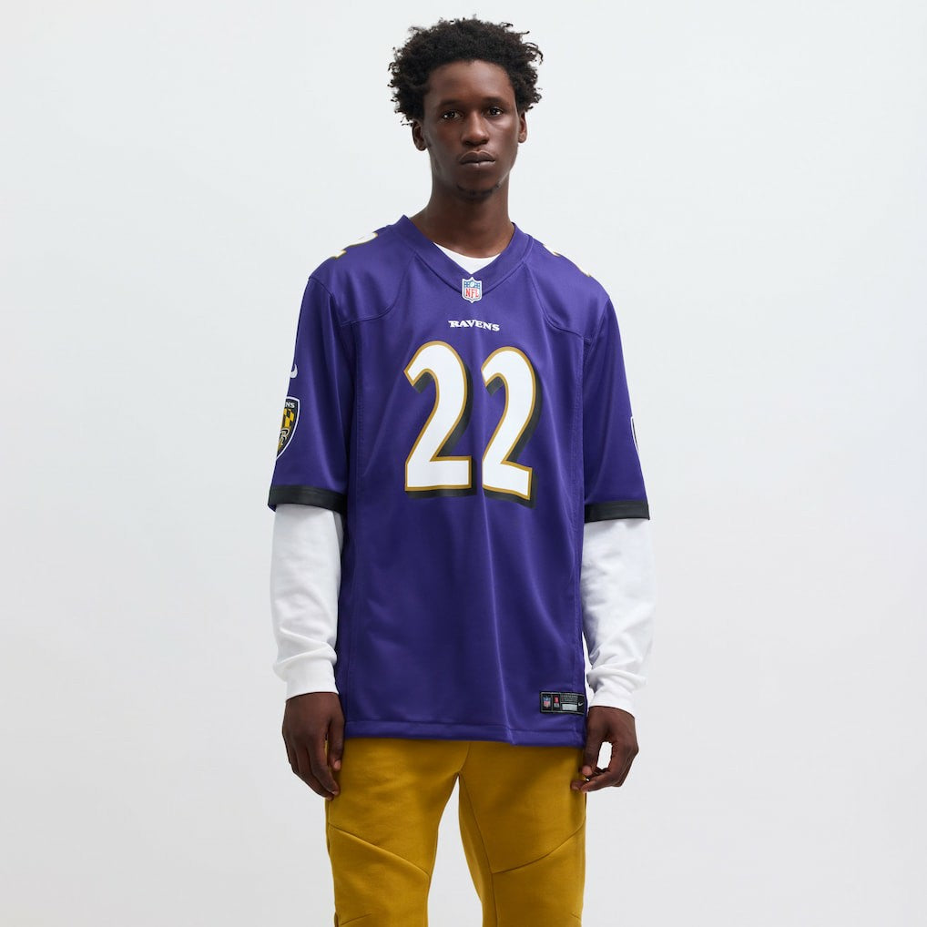 Derrick Henry Baltimore Ravens Game Player Jersey Purple | Nike for Sale