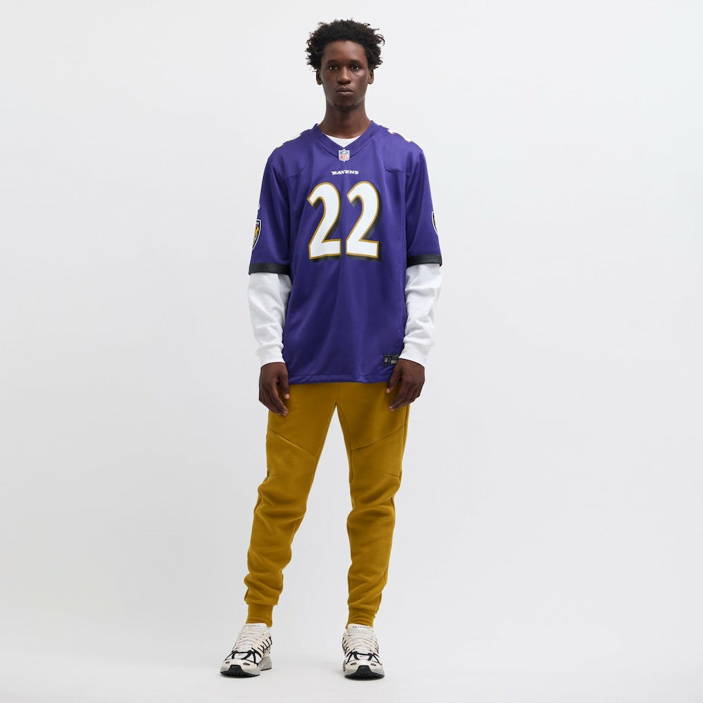 Derrick Henry Baltimore Ravens Game Player Jersey Purple | Nike for Sale