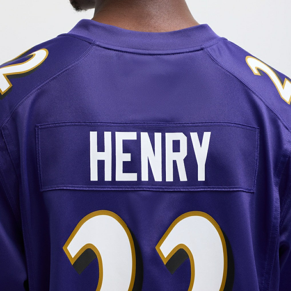 Derrick Henry Baltimore Ravens Game Player Jersey Purple | Nike for Sale