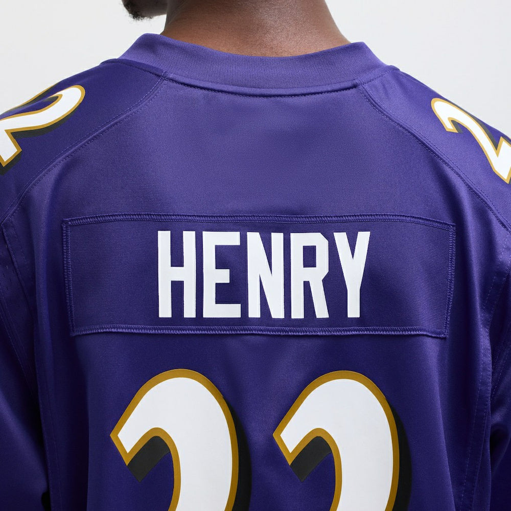 Derrick Henry Baltimore Ravens Game Player Jersey Purple | Nike for Sale