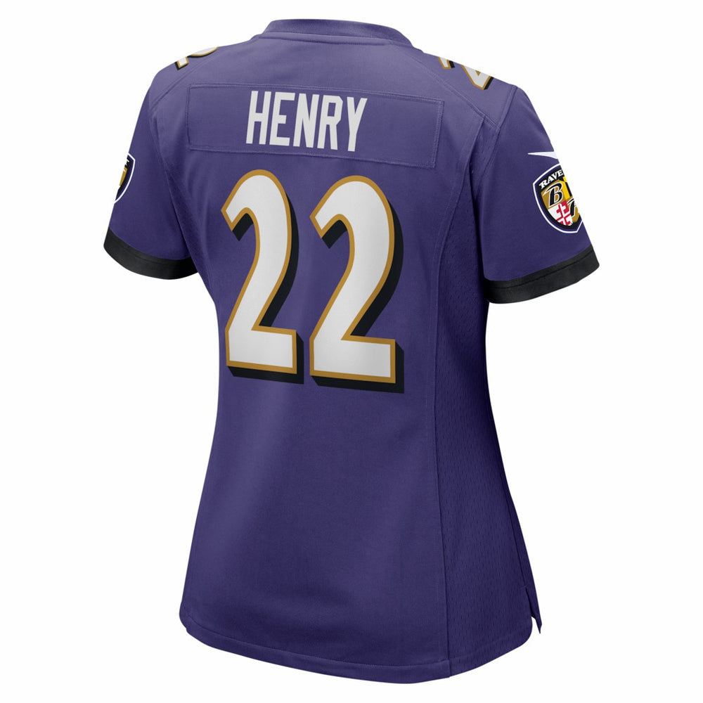 Derrick Henry Baltimore Ravens Women's Game Player Jersey Purple | Nike for Sale