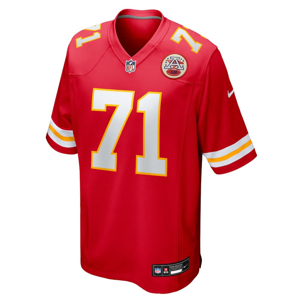 Josh Simmons Kansas City Chiefs 2025 NFL Draft First Round Pick Game Jersey Red | Nike for Sale