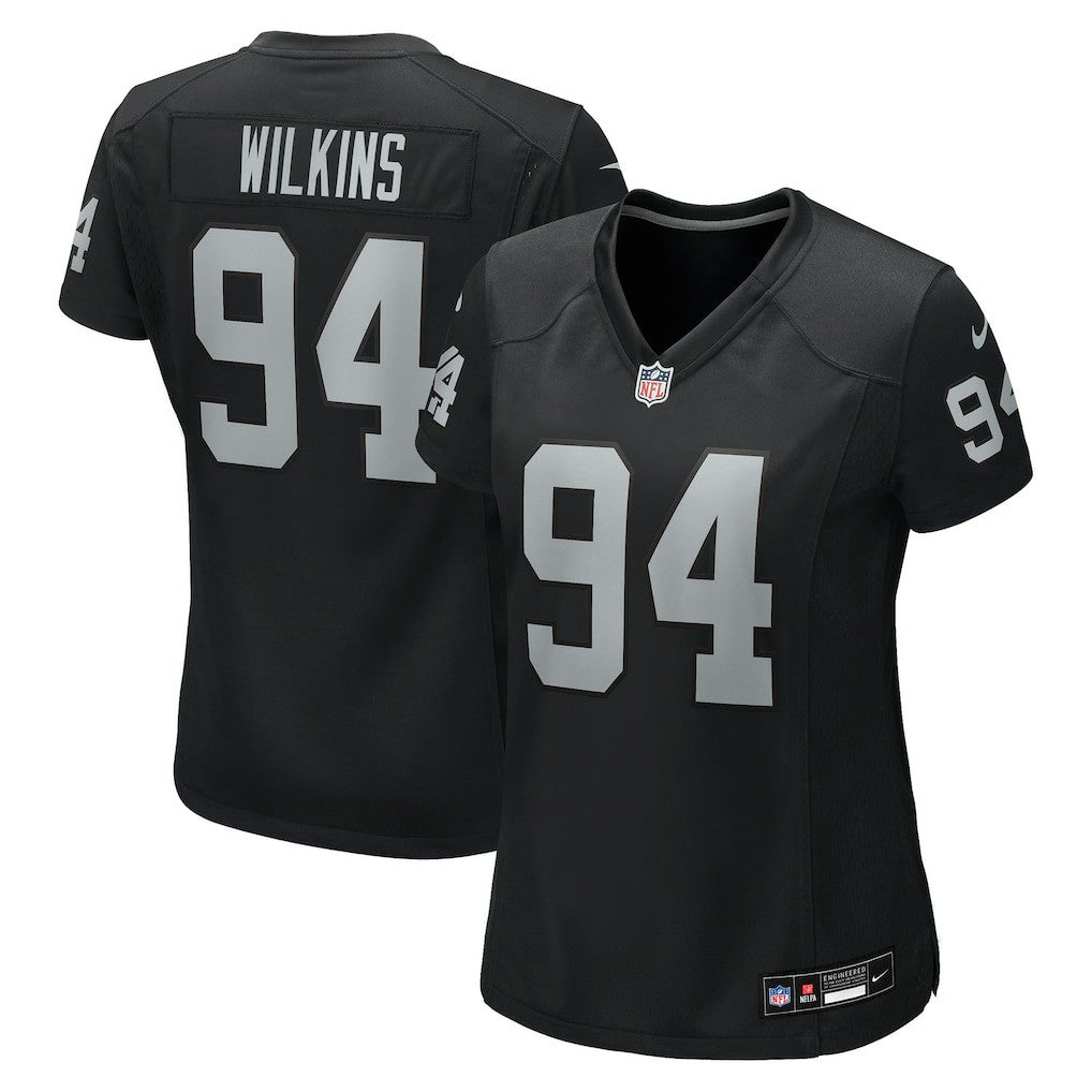 Christian Wilkins Las Vegas Raiders Women's Team Game Jersey Black | Nike for Sale