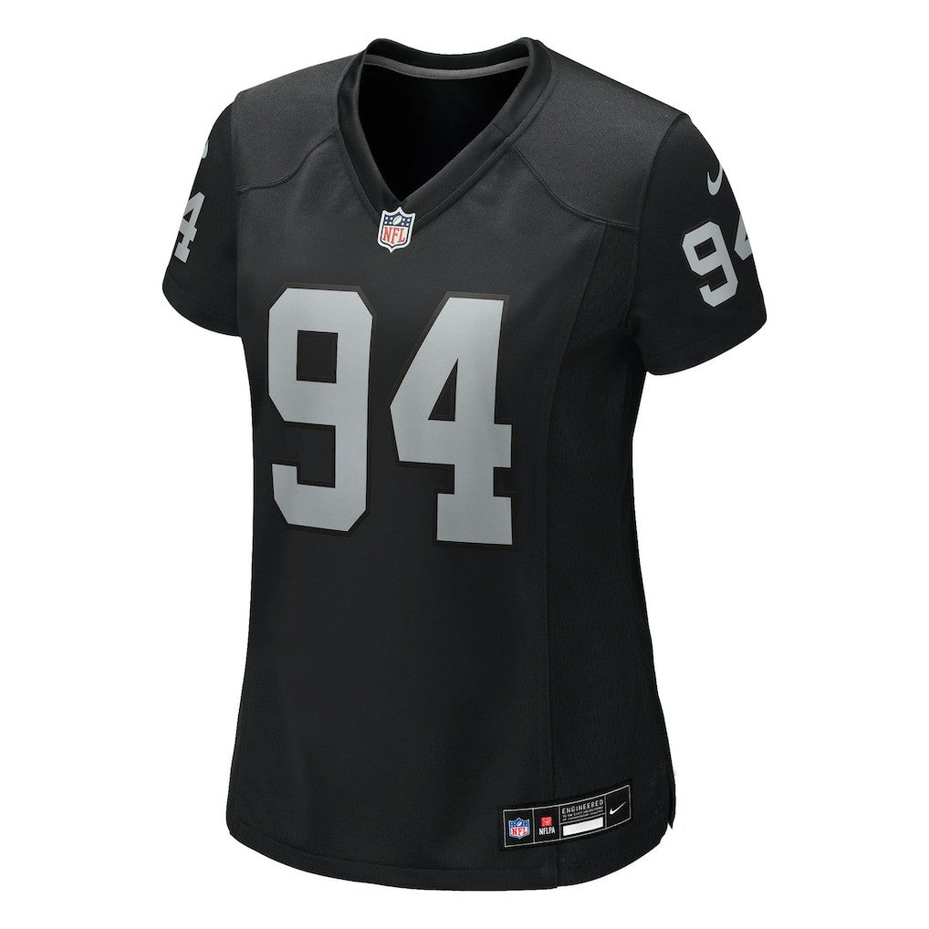 Christian Wilkins Las Vegas Raiders Women's Team Game Jersey Black | Nike for Sale
