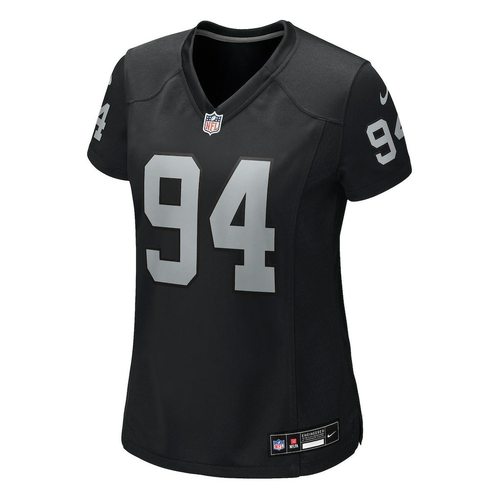 Christian Wilkins Las Vegas Raiders Women's Team Game Jersey Black | Nike for Sale