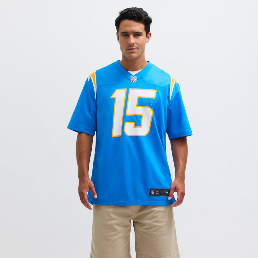 Ladd McConkey Los Angeles Chargers Player Game Jersey Powder Blue | Nike for Sale