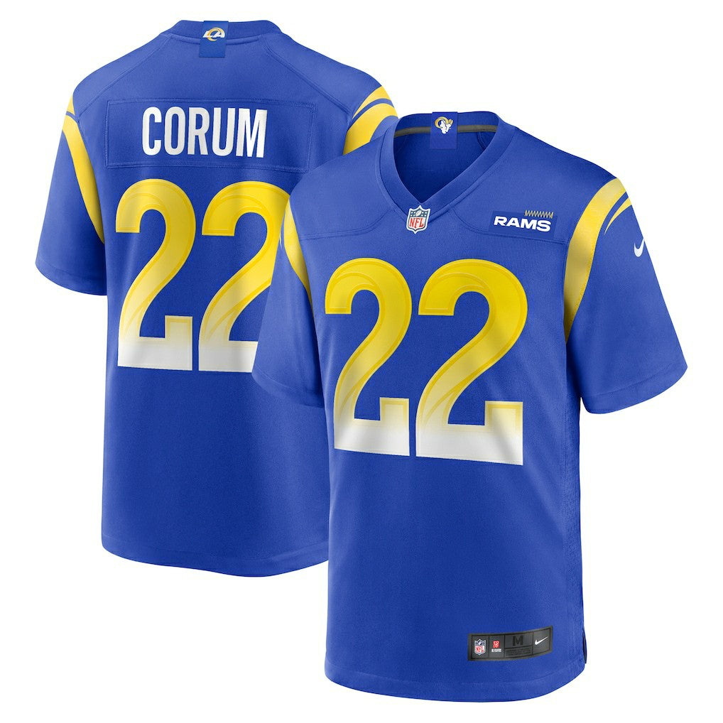 Blake Corum Los Angeles Rams Game Player Jersey Royal | Nike for Sale