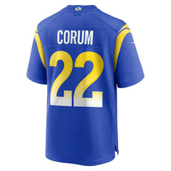Blake Corum Los Angeles Rams Game Player Jersey Royal | Nike for Sale