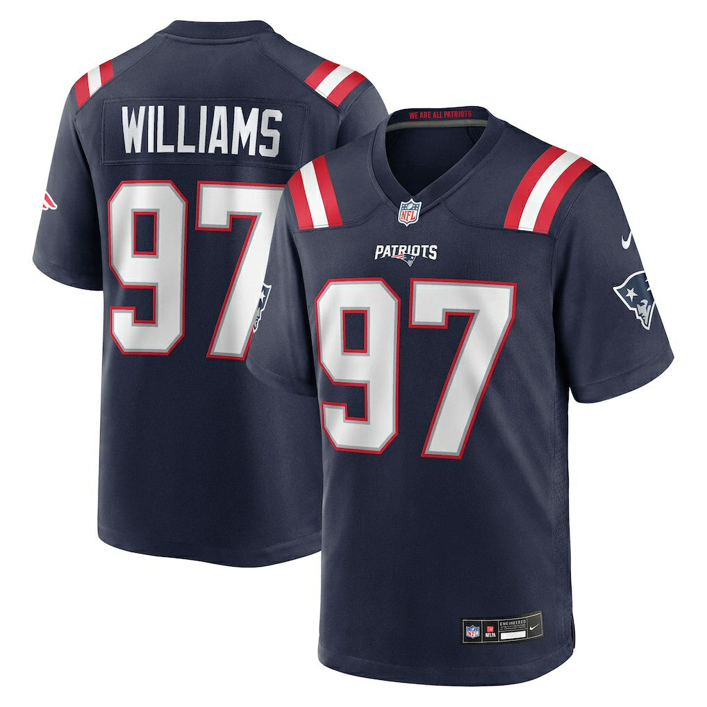 Milton Williams New England Patriots Game Player Jersey Navy | Nike for Sale