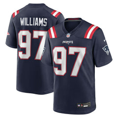 Milton Williams New England Patriots Game Player Jersey Navy | Nike for Sale