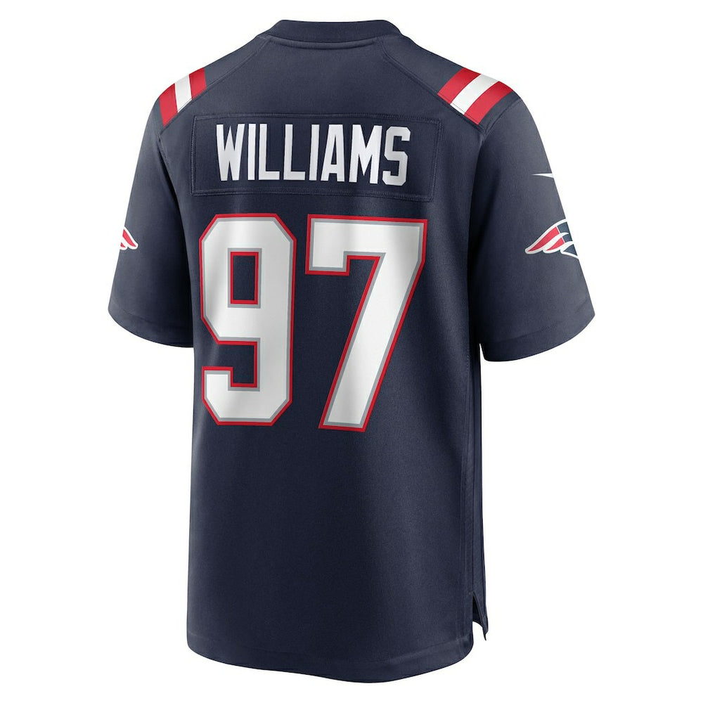 Milton Williams New England Patriots Game Player Jersey Navy | Nike for Sale