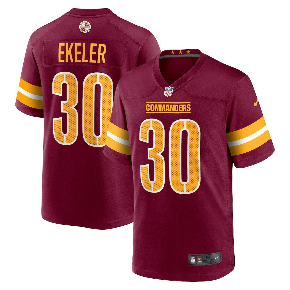 Austin Ekeler Washington Commanders Game Player Jersey Burgundy | Nike for Sale