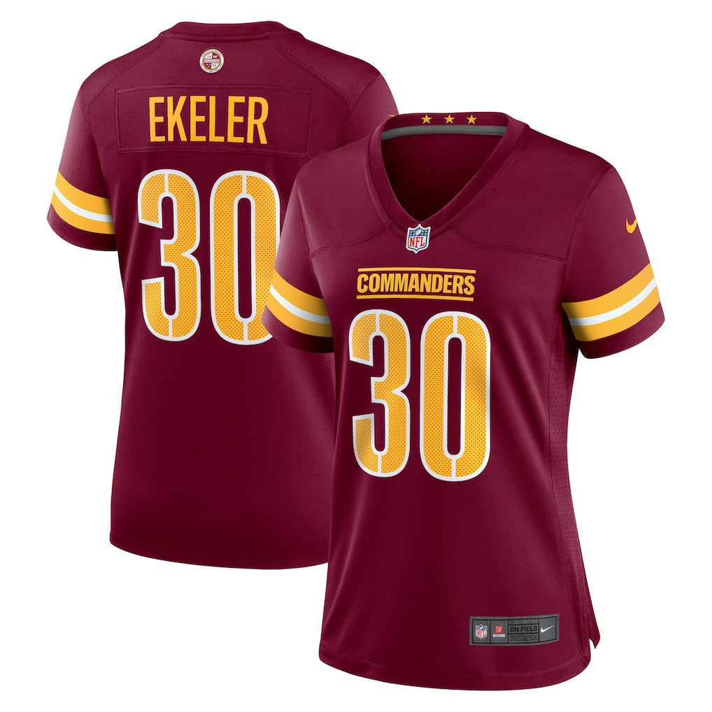 Austin Ekeler Washington Commanders Women's Game Player Jersey Burgundy | Nike for Sale