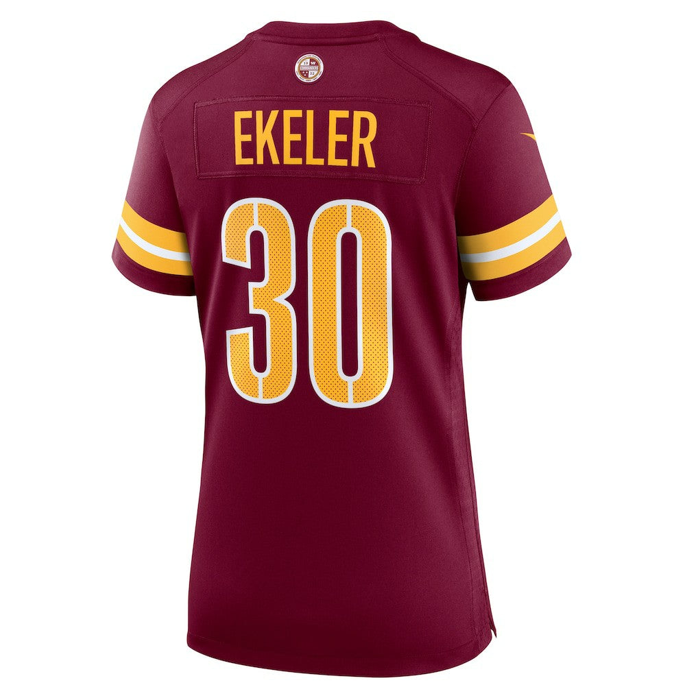 Austin Ekeler Washington Commanders Women's Game Player Jersey Burgundy | Nike for Sale