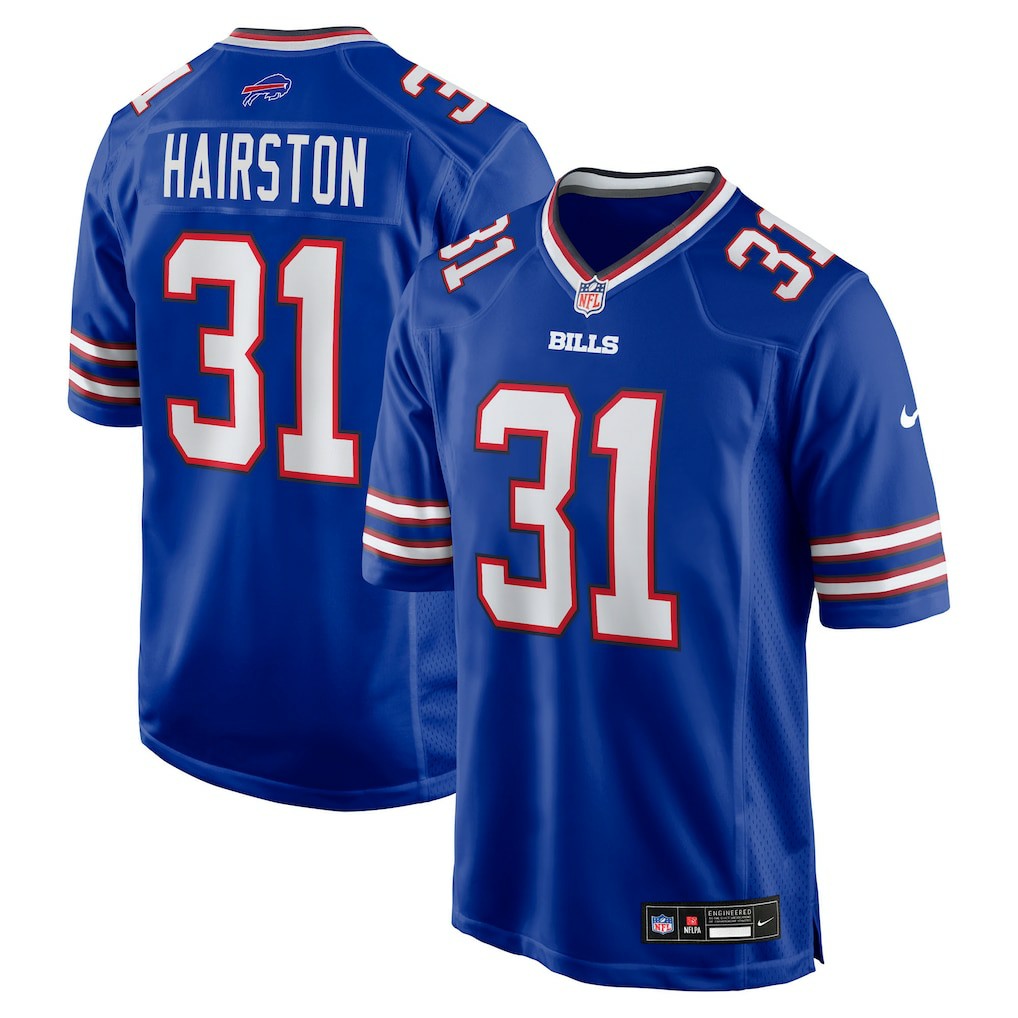 Maxwell Hairston Buffalo Bills 2025 NFL Draft First Round Pick Game Jersey Royal | Nike for Sale
