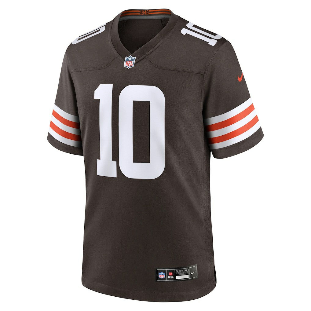 Quinshon Judkins Cleveland Browns 2025 NFL Draft Game Jersey Brown | Nike for Sale