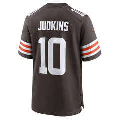 Quinshon Judkins Cleveland Browns 2025 NFL Draft Game Jersey Brown | Nike for Sale