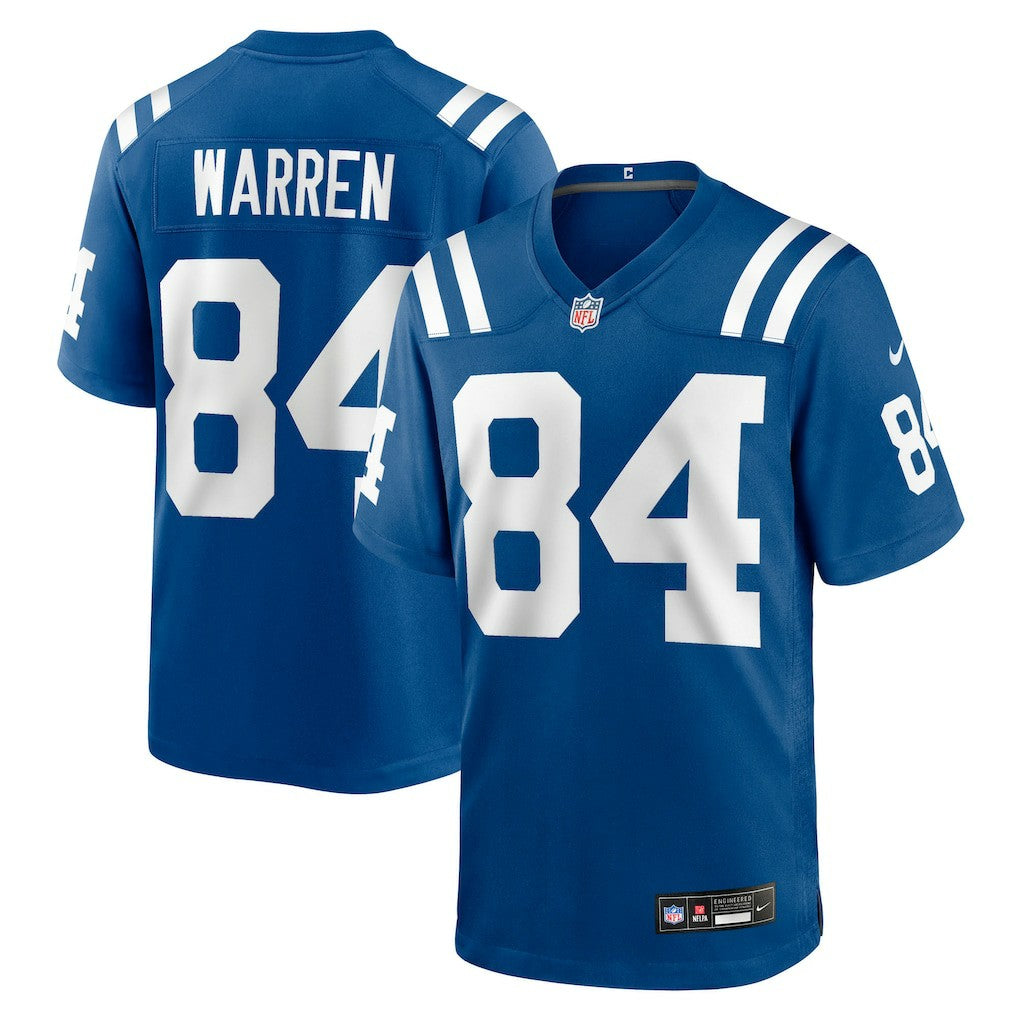 Tyler Warren Indianapolis Colts 2025 NFL Draft First Round Pick Game Jersey Royal | Nike for Sale