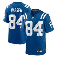 Tyler Warren Indianapolis Colts 2025 NFL Draft First Round Pick Game Jersey Royal | Nike for Sale