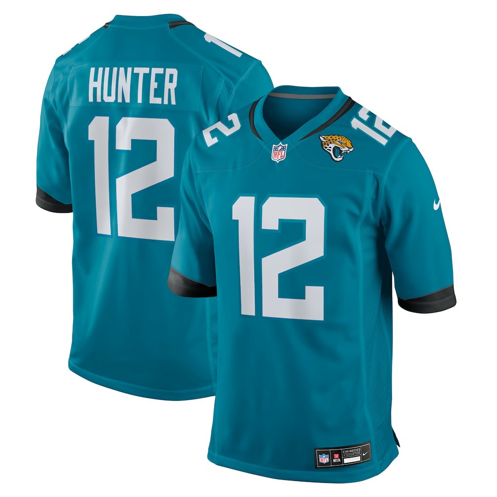 Travis Hunter Jacksonville Jaguars 2025 NFL Draft First Round Pick Game Jersey Teal | Nike for Sale