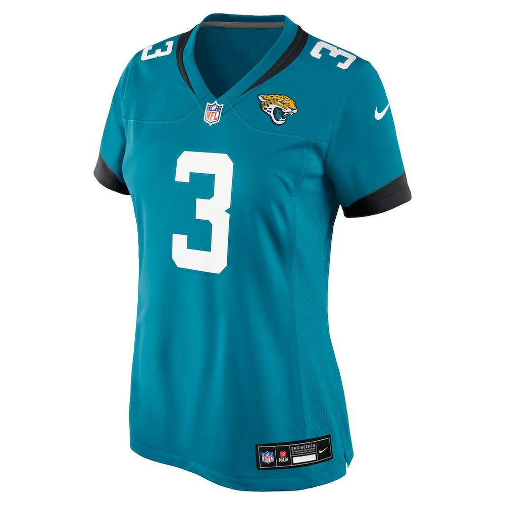 Jakobi Meyers Jacksonville Jaguars Women's Team Game Jersey Teal | Nike for Sale