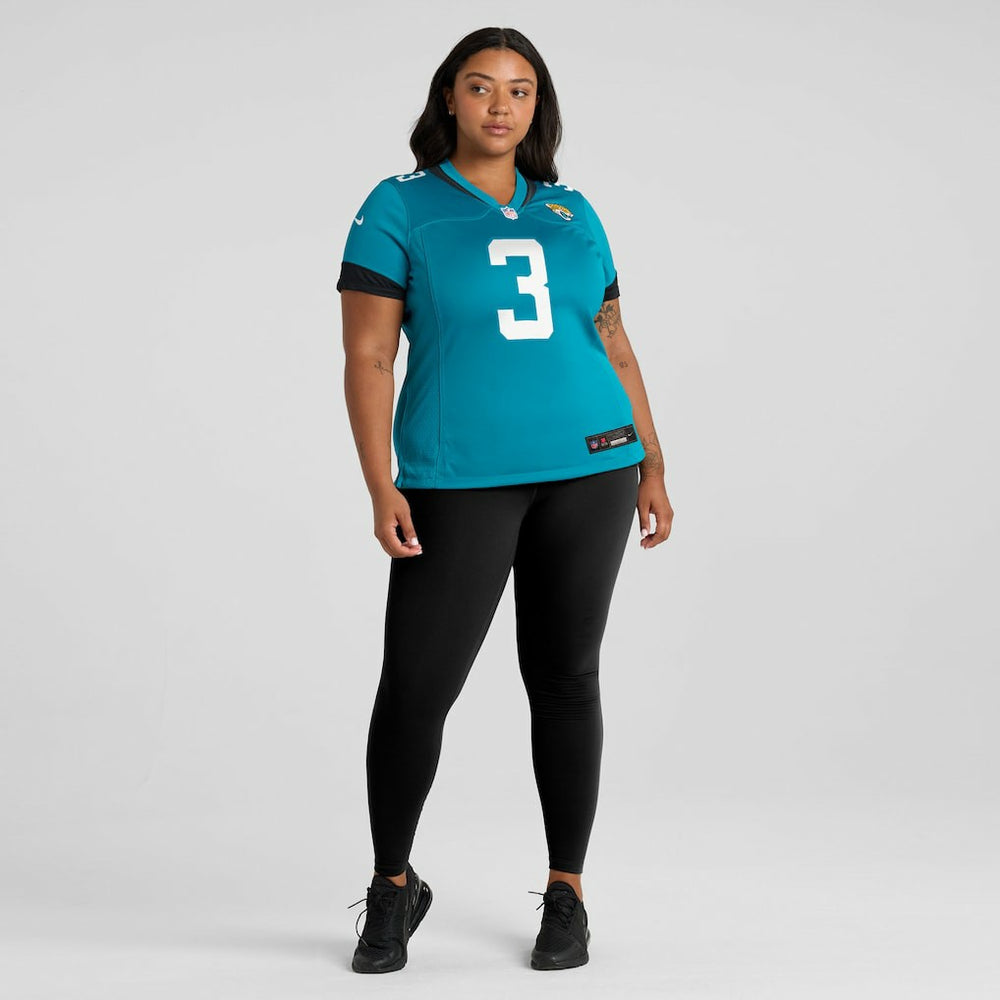 Jakobi Meyers Jacksonville Jaguars Women's Team Game Jersey Teal | Nike for Sale