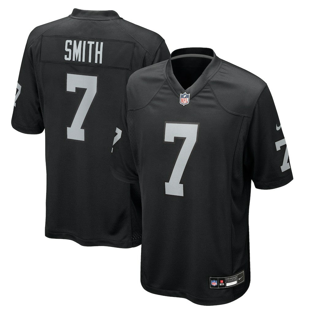 Geno Smith Las Vegas Raiders Game Player Jersey Black | Nike for Sale