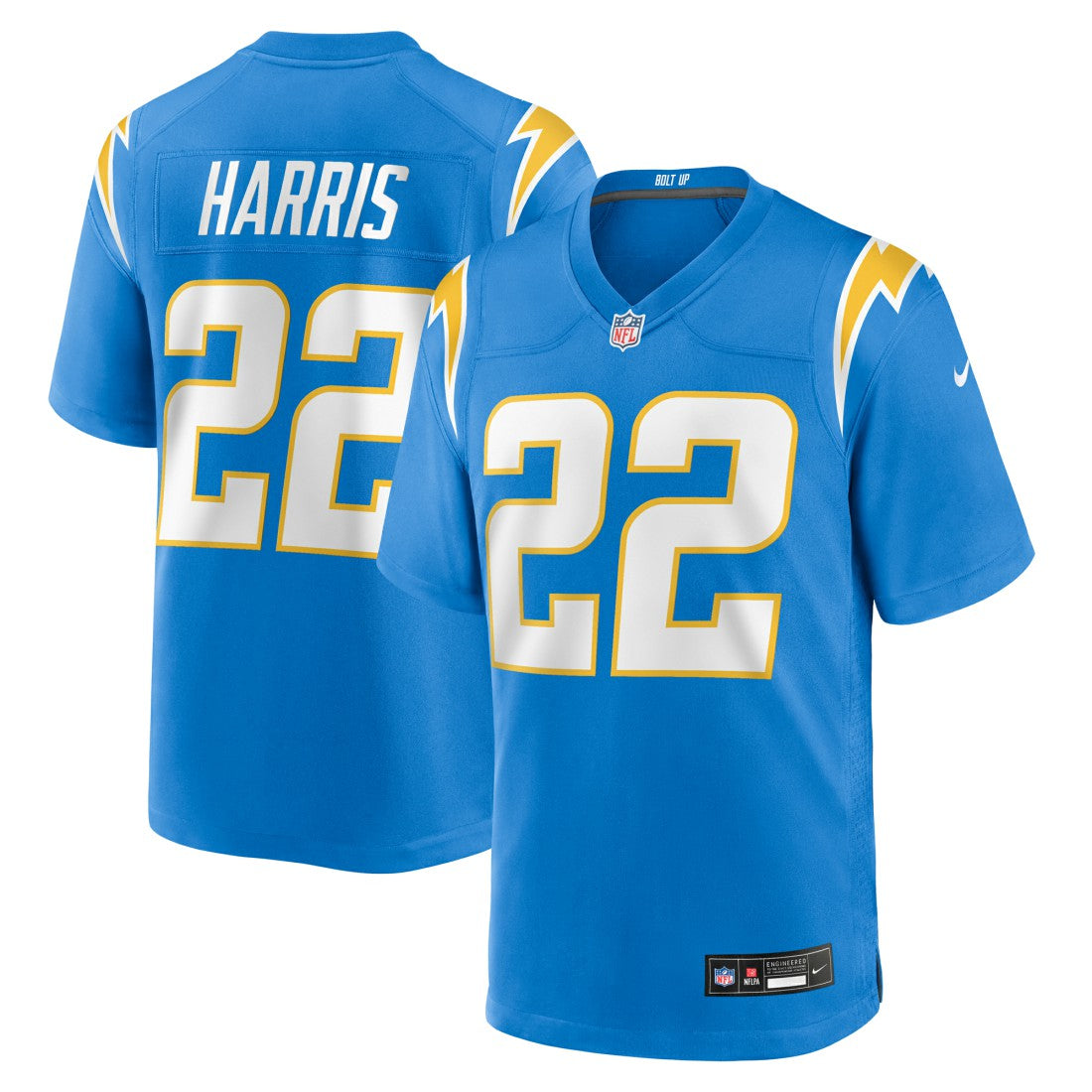Najee Harris Los Angeles Chargers Game Player Jersey Powder Blue | Nike for Sale